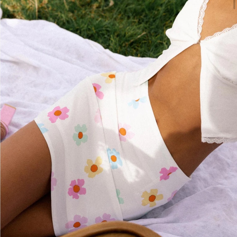Princess Polly floral mini skirt
